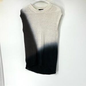 J crew open knit tunic ombré sweater top XXS